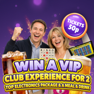 VIP Bingo Experience for 2 worth £100!