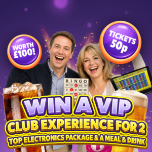 VIP Bingo Experience for 2 worth £100!