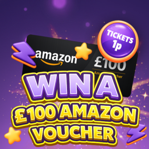 Win a £100 Amazon voucher for 1p