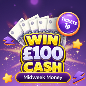 MidWeek Money - Win £100 for 1p