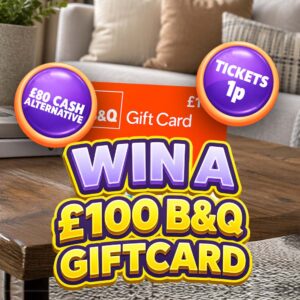 Win £100 of B & Q Vouchers