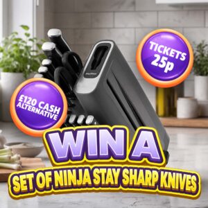Win Ninja Stay Sharp Knife Block Set or £120 Cash