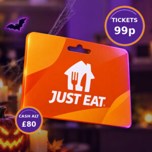 Win £100 Just Eat Voucher with an £80 cash alternative