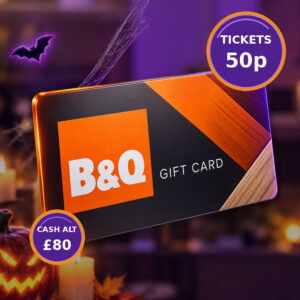 Win £100 B&Q Voucher or £80 Cash Alternative